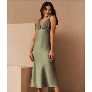 BHLDN
Hudson Satin Dress In Green size 16 Women’s